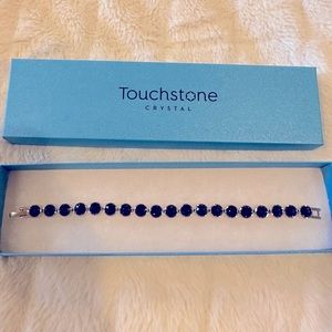Blue Touchstone crystal bracelet